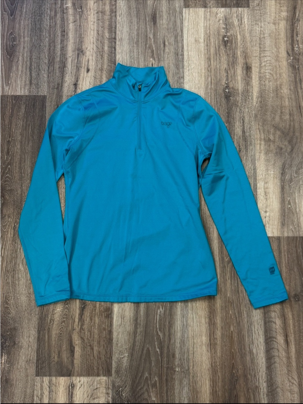 Orage Quarter Zip Thermal Pullover Top Women’s Medium